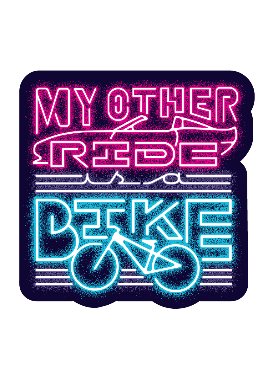My Other Ride is a Bike Decal