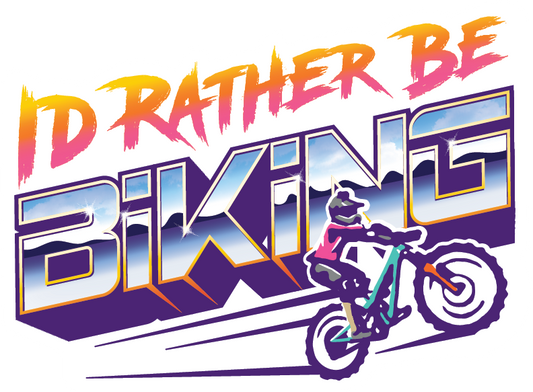 I'd Rather be Biking Decal