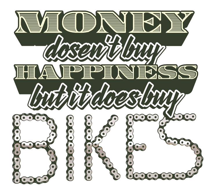 Money doesn't buy Happiness Decal