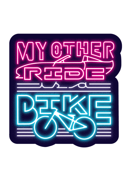 My Other Ride is a Bike Decal
